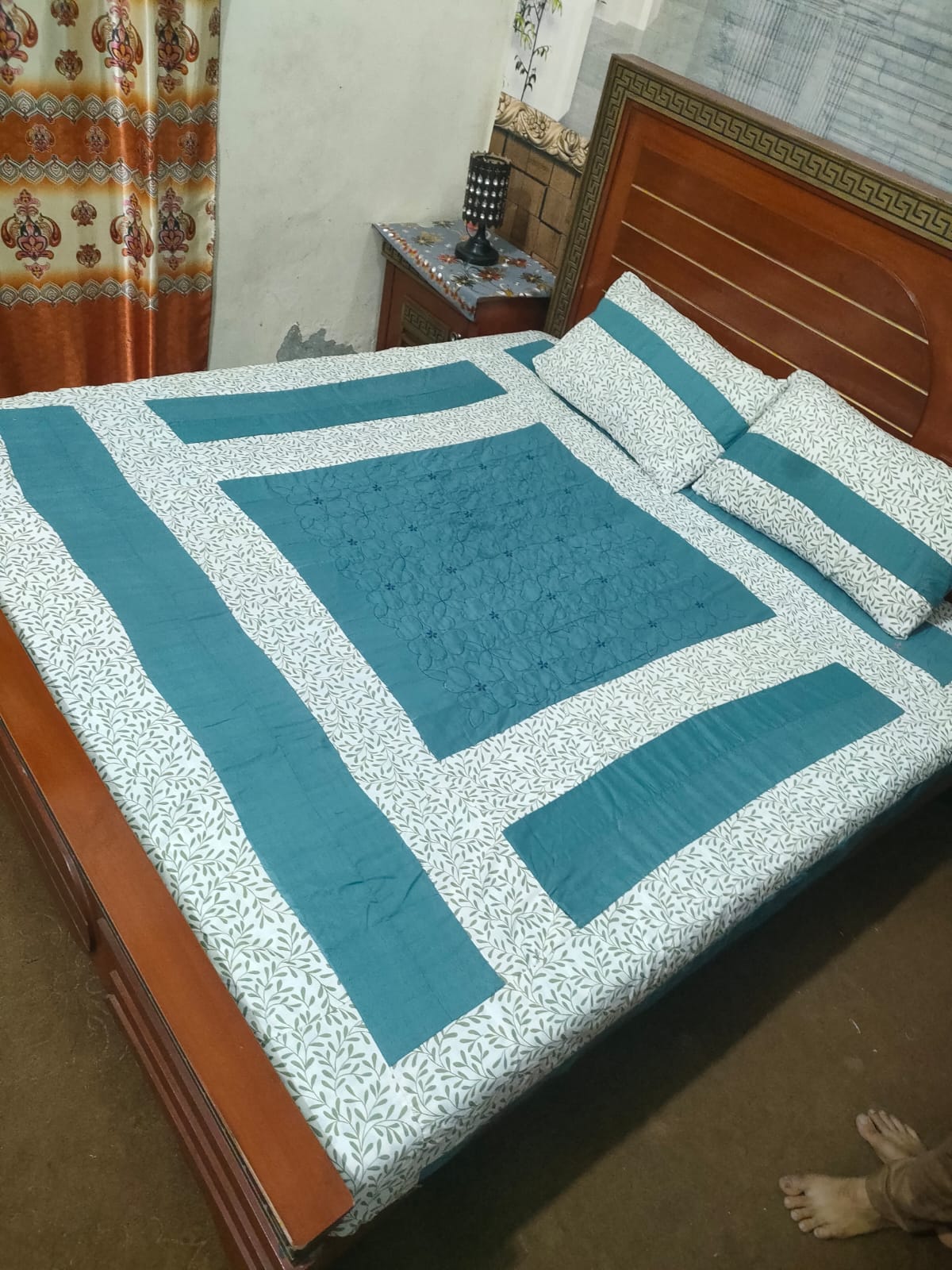 PREMIUM KINGSIZE 3PIECE COTTON SATIN BEDSHEET