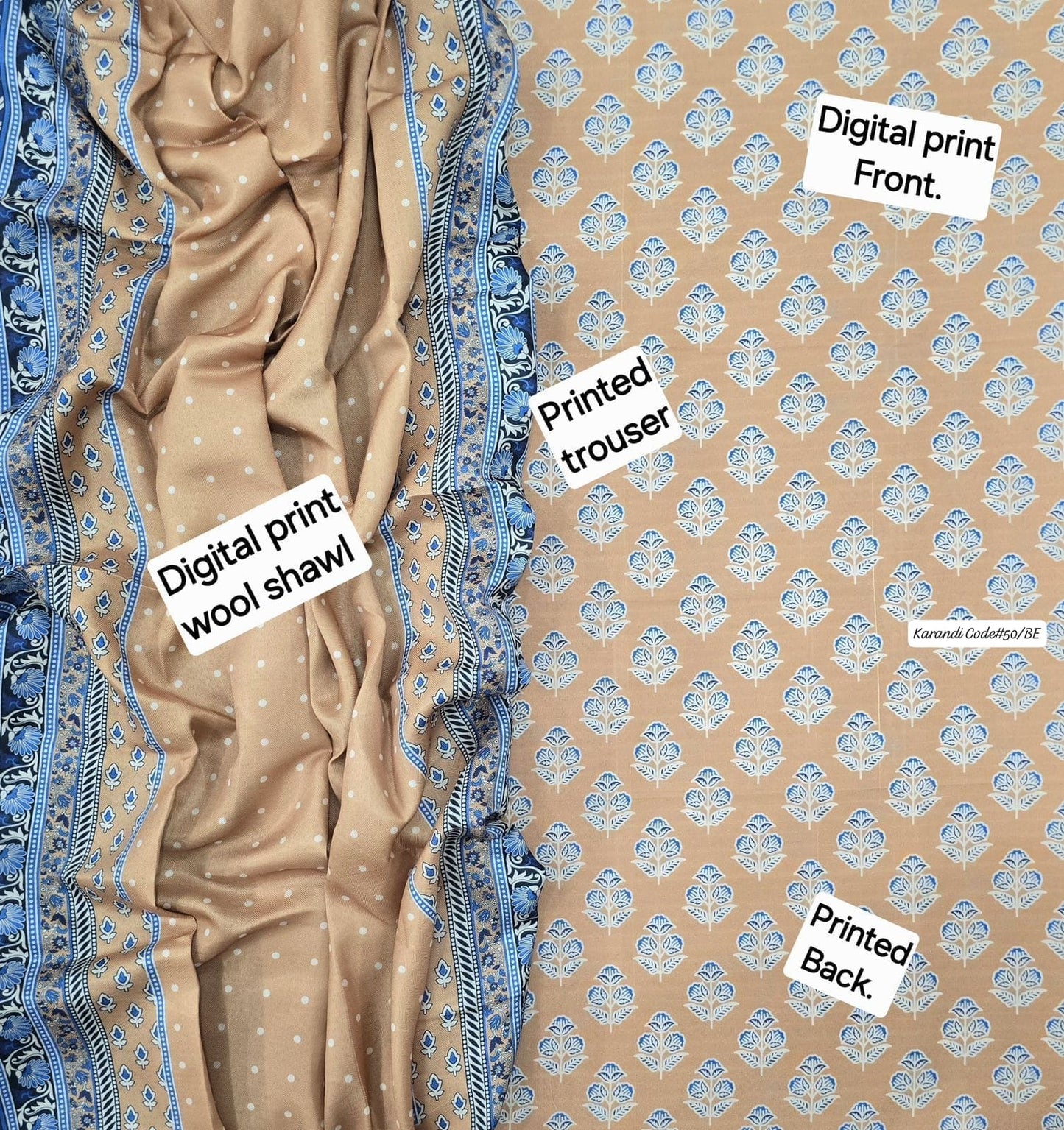 KARANDI 3PC DIGITAL PRINT PREMIUM QUALITY