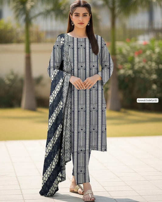 KARANDI 3PC DIGITAL PRINT PREMIUM QUALITY