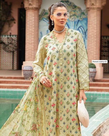 DHANAK | 3 PIECE DIGITAL PRINT UNSTITCHED WINTER SUIT