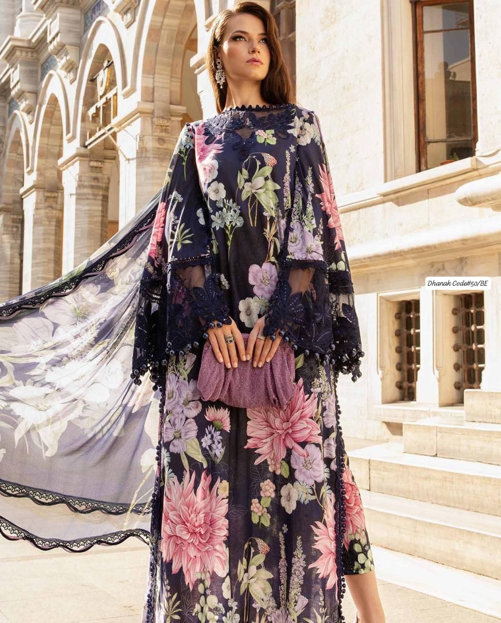 DHANAK | 3 PIECE DIGITAL PRINT UNSTITCHED WINTER SUIT