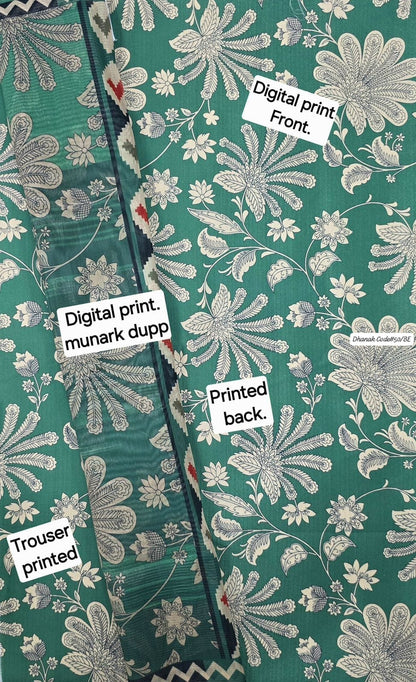 DHANAK | 3 PIECE DIGITAL PRINT UNSTITCHED WINTER SUIT