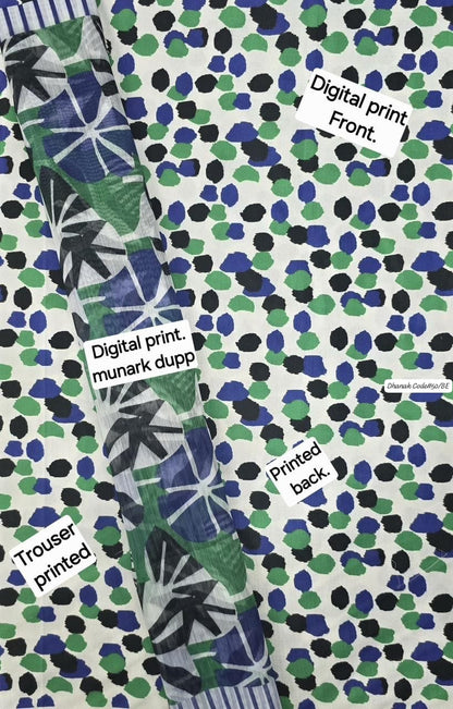 DHANAK | 3 PIECE DIGITAL PRINT UNSTITCHED WINTER SUIT