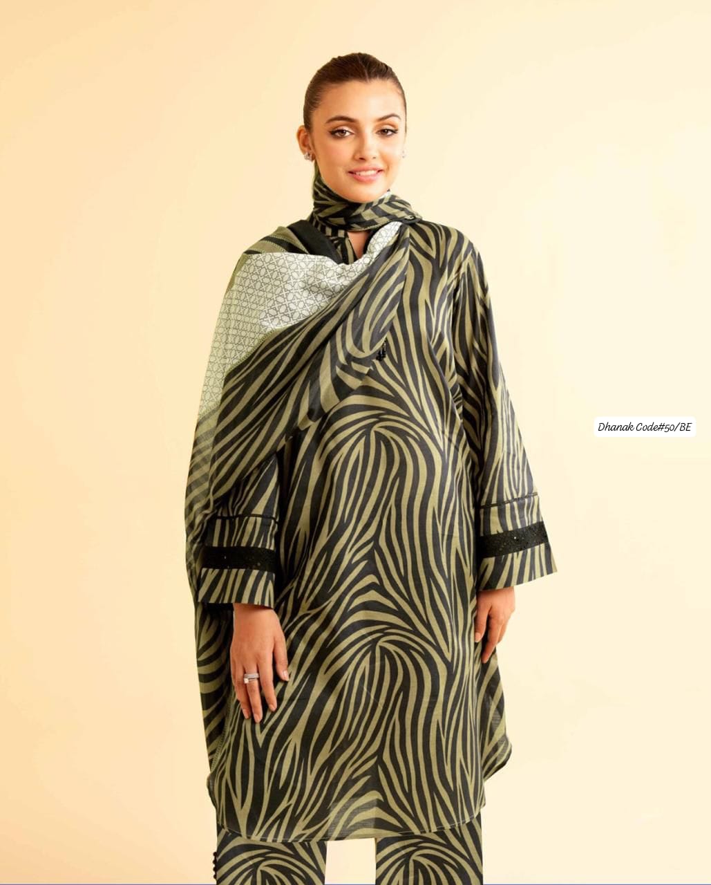 DHANAK | 3 PIECE DIGITAL PRINT UNSTITCHED WINTER SUIT