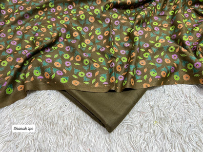 DHANAK | 2 PIECE DIGITAL PRINT UNSTITCHED WINTER SUIT