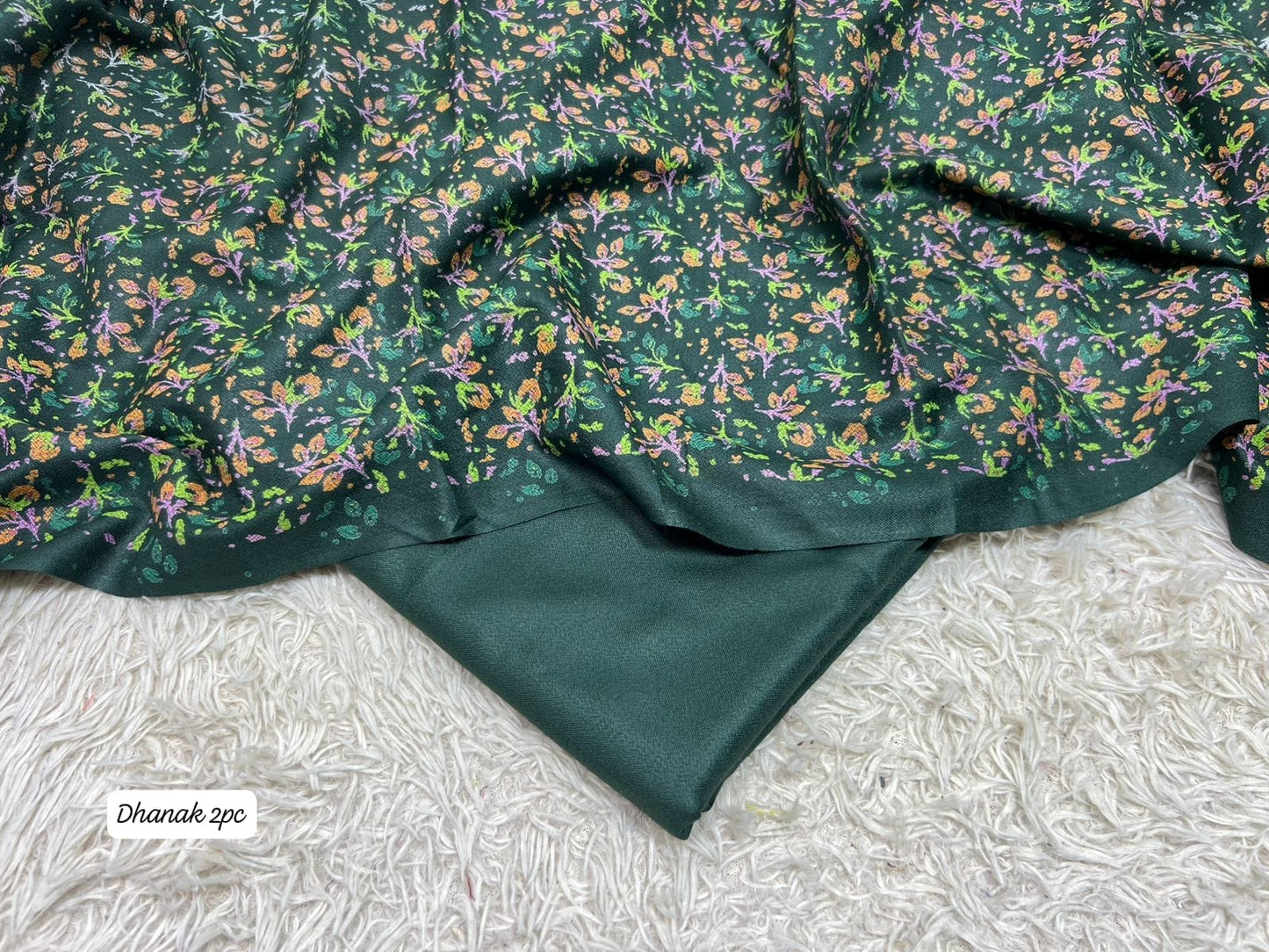 DHANAK | 2 PIECE DIGITAL PRINT UNSTITCHED WINTER SUIT