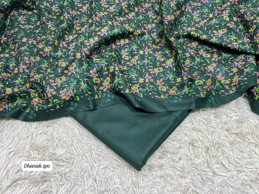 DHANAK | 2 PIECE DIGITAL PRINT UNSTITCHED WINTER SUIT