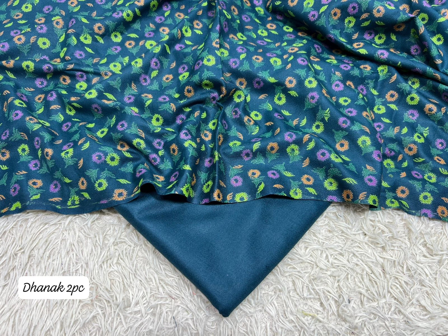 DHANAK | 2 PIECE DIGITAL PRINT UNSTITCHED WINTER SUIT