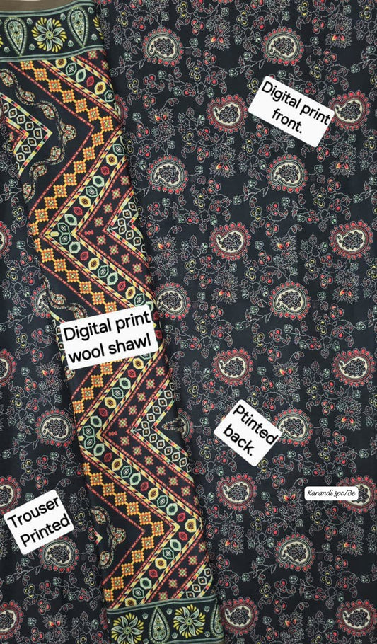 KARANDI 3PC DIGITAL PRINT PREMIUM QUALITY