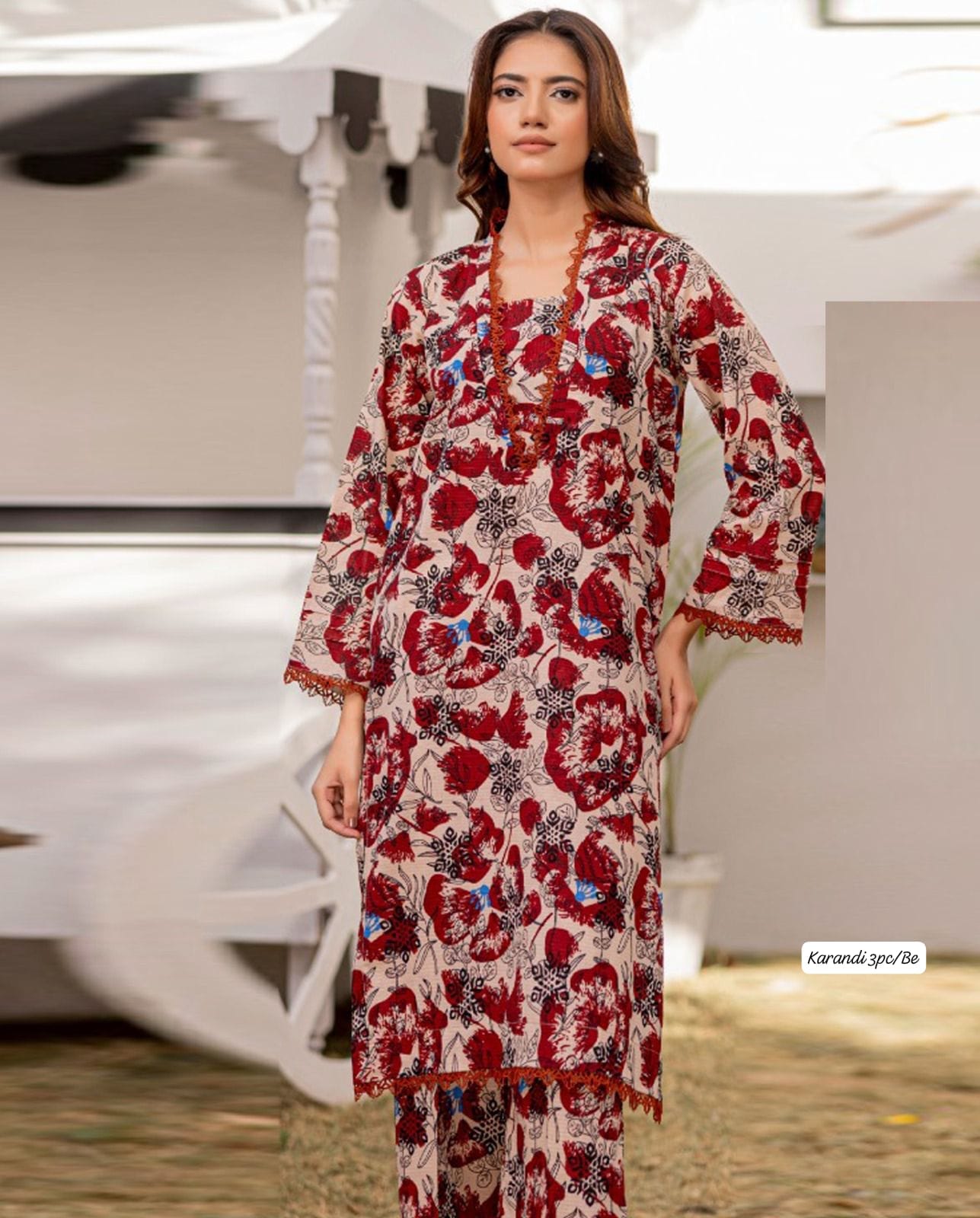 KARANDI 3PC DIGITAL PRINT PREMIUM QUALITY