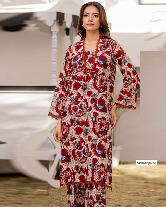 KARANDI 3PC DIGITAL PRINT PREMIUM QUALITY