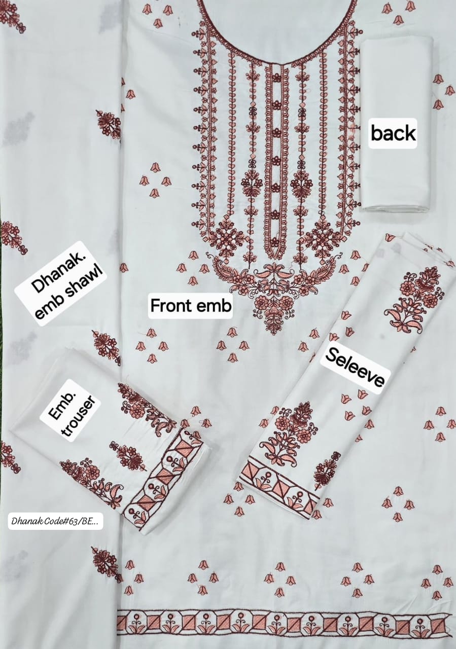 MIX BRAND DHANAK 3PC