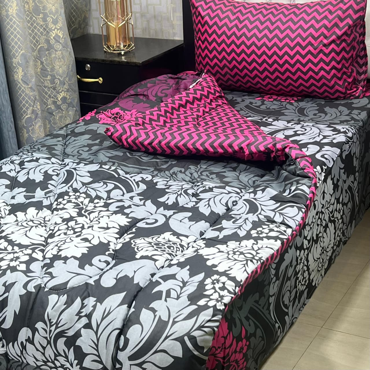 PREMIUM 3 PCS VICKIE SINGLE RAZAI SET