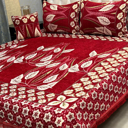 PREMIUM 4PC VELVET JAQUARD BEDSHEET