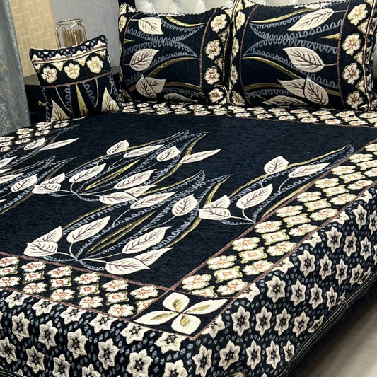 PREMIUM 4PC VELVET JAQUARD BEDSHEET