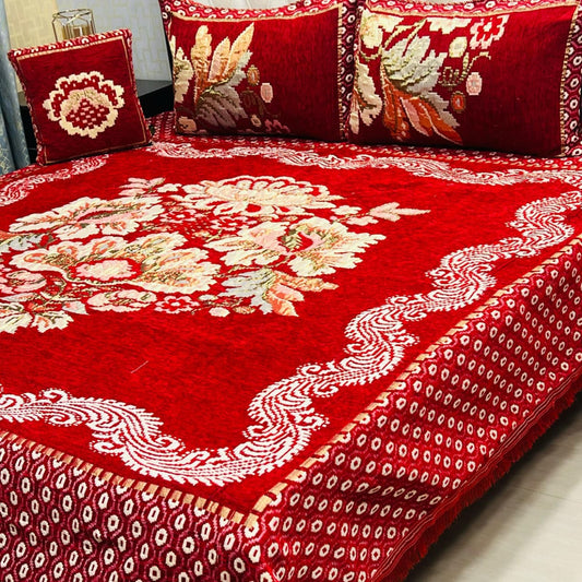 PREMIUM 4PC VELVET JAQUARD BEDSHEET