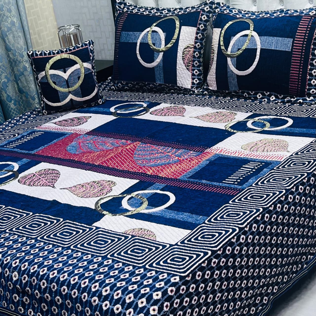 PREMIUM 4PC VELVET JAQUARD BEDSHEET