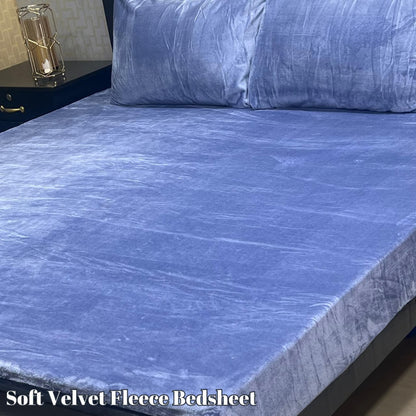 PREMIUM SOFT VELVET FLEECE BEDSHEET