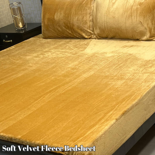 PREMIUM SOFT VELVET FLEECE BEDSHEET
