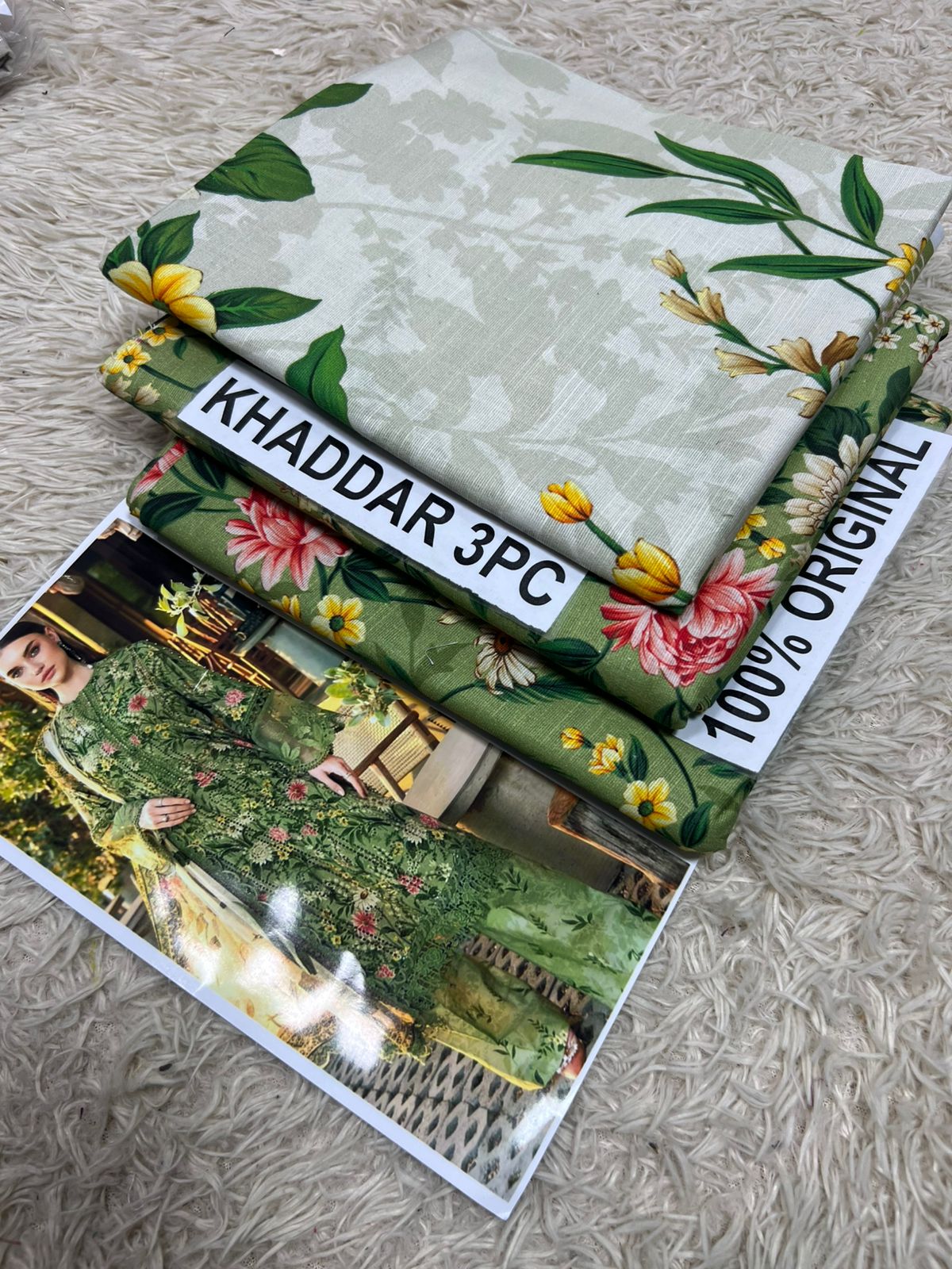 PREMIUM KHADDAR 3PC SUIT