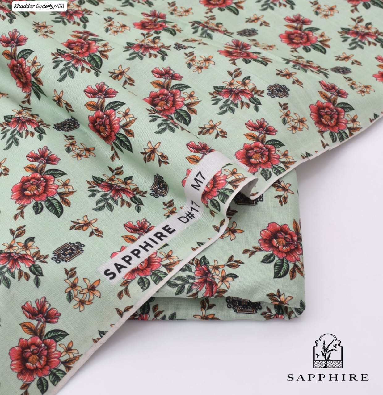 SAPPHIRE | UNSTITCHED 2 PIECE KHADDAR PRINTED SUIT