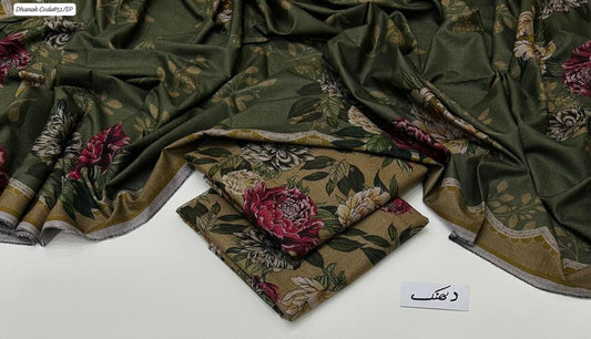 DHANAK | 3 PIECE DIGITAL PRINT UNSTITCHED WINTER SUIT