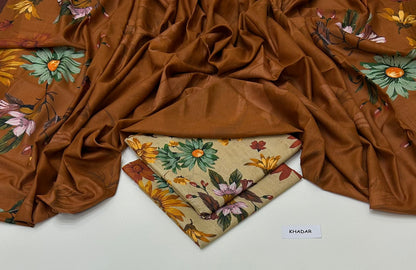 PREMIUM KHADDAR 3 PIECEC SUIT