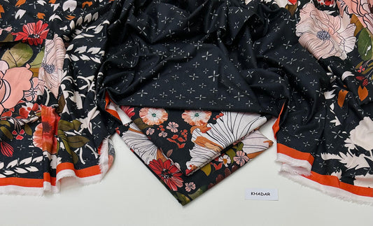 PREMIUM KHADDAR 3 PIECEC SUIT