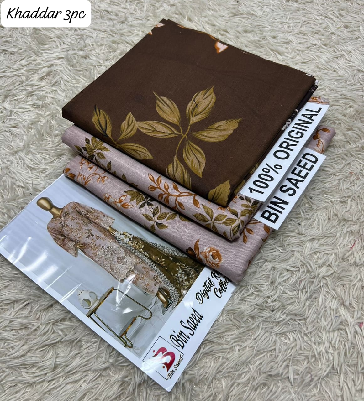 PREMIUM BIN SAEED KHADDAR 3 PIECEC SUIT