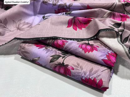 PREMIUM KHADDAR 3 PIECEC SUIT