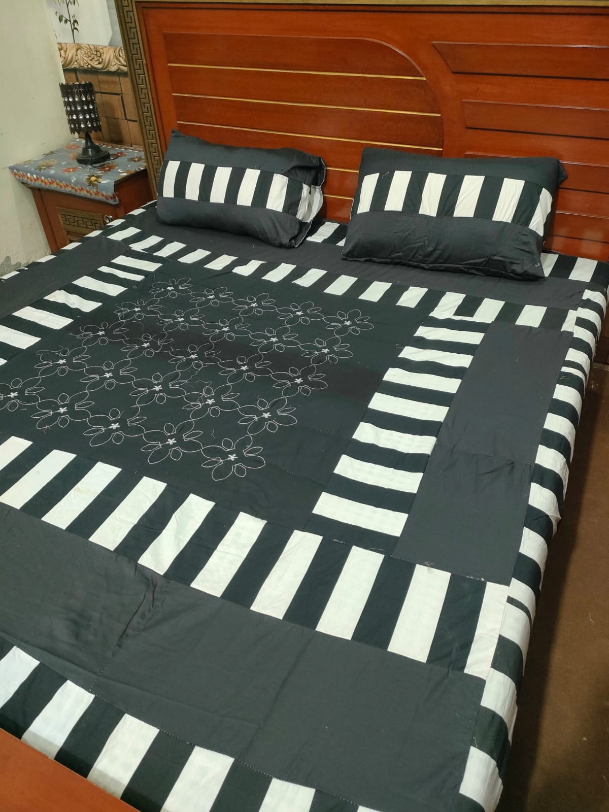 PREMIUM KINGSIZE 3PIECE COTTON SATIN BEDSHEET