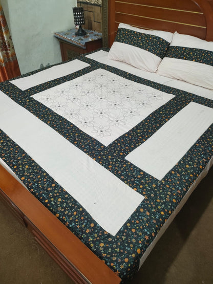 PREMIUM KINGSIZE 3PIECE COTTON SATIN BEDSHEET