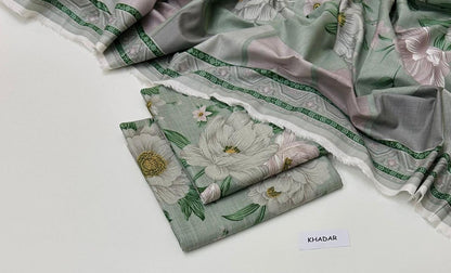 KHADDAR | 3 PIECE DIGITAL PRINT UNSTITCHED WINTER SUIT