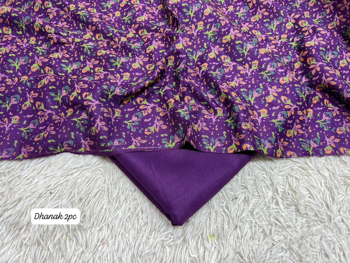 DHANAK | 2 PIECE DIGITAL PRINT UNSTITCHED WINTER SUIT