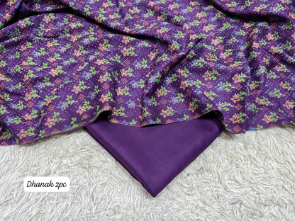 DHANAK | 2 PIECE DIGITAL PRINT UNSTITCHED WINTER SUIT