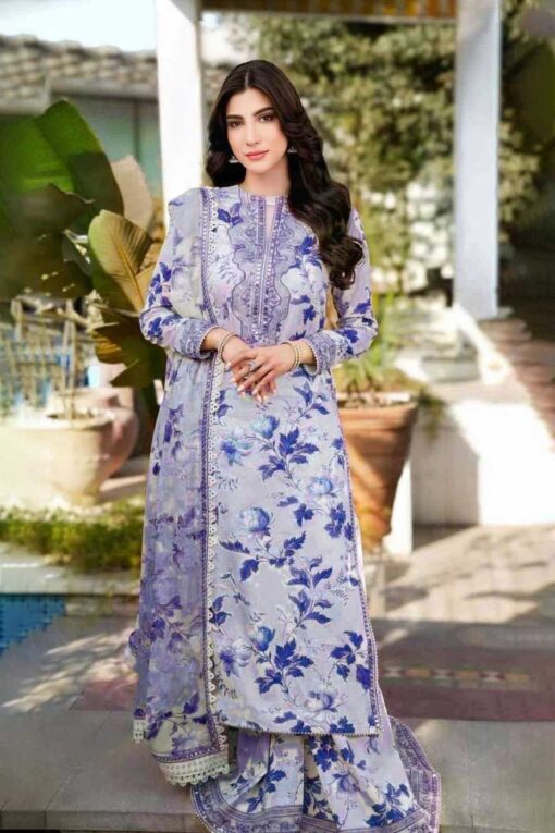ANEELA'S | DHANAK 3 PIECE DIGITAL PRINT UNSTITCHED WINTER SUIT