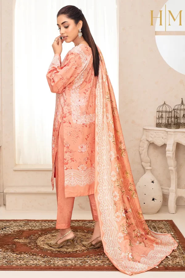 H-M- PREMIUM VISCOSE DIGITAL PRINT 3 PIECE SUIT