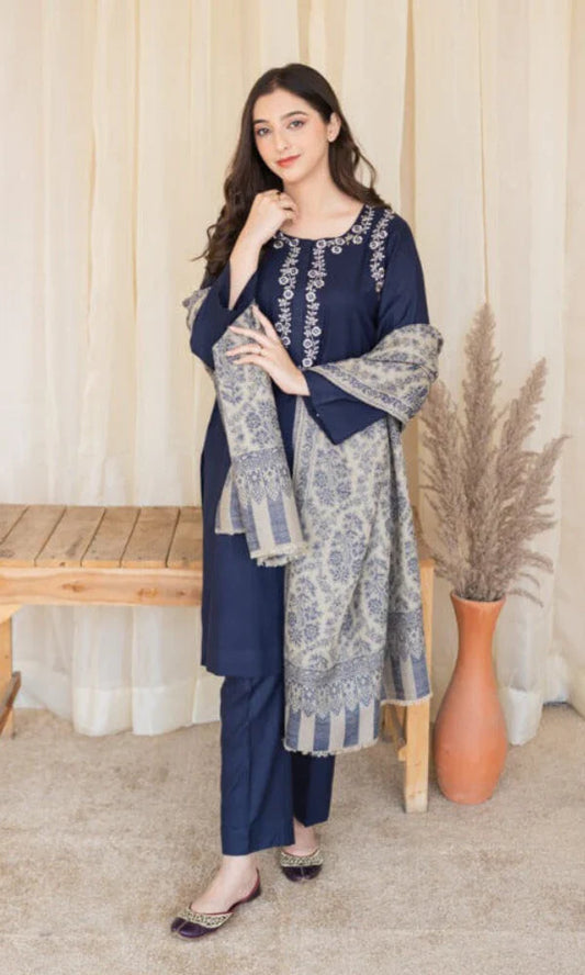 PREMIUM AISLING DHANAK 3PC DIGITAL PRINT SUIT