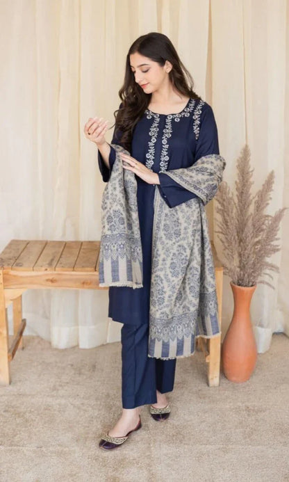 PREMIUM AISLING DHANAK 3PC DIGITAL PRINT SUIT