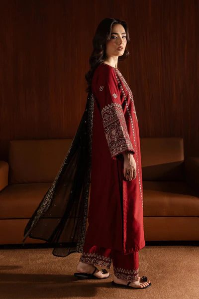 AZURE EXCLUSIVE EMBROIDERED DHANAK UNSTITCHED 3PC SUIT