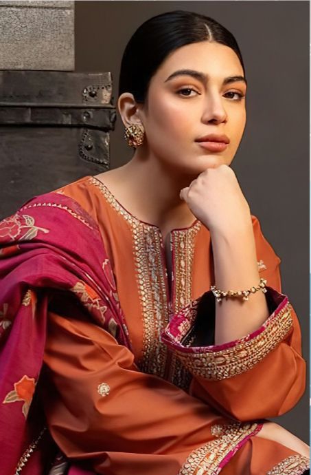 COCO PREMIUM ZARA SHAHJAHAN DHANAK 3PC EMBROIDERED SUIT